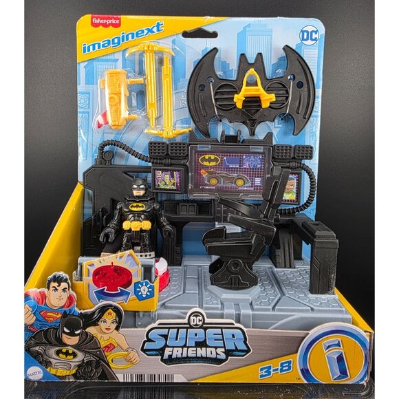 Fisher-Price Imaginext DC Super Friends Batman Command Center Set - Picture 1 of 6